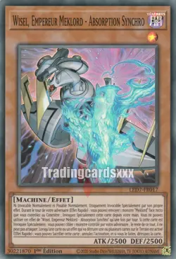 Yu-Gi-Oh! Wisel, Empereur Meklord - Absorption Synchro : SR LED7-FR017 - Image 1