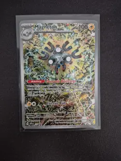 Magneton Pokemon TCG Scarlet and Violet Surging Sparks Promo #159 Full Art - Image 1