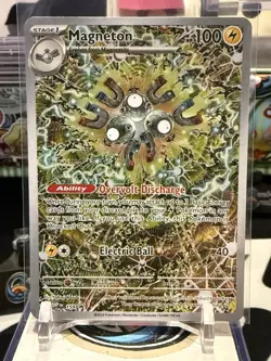 Pokemon TCG Surging Sparks Magneton SVP 159 Scarlet & Violet Black Star Promo BZ - Image 1