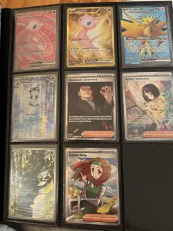 Pokemon 151 SIR & IR And Full Art Lot Of 17 Near Mint Cards Modern Lot - Image 2