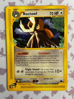 Pokemon TCG Noctowl Skyridge 40/144 LP-, MP+. - Image 1