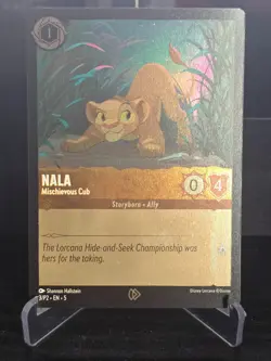 Disney Lorcana - Nala Mischievous Cub - Cold Foil Promo - 3/P2 - NM - Image 1