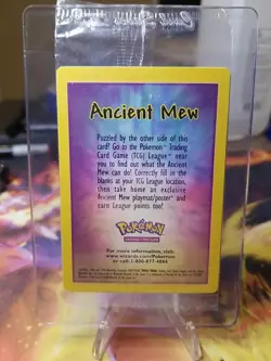 Ancient Mew Sealed Pokemon TCG Vintage 2000 WOTC - Image 2