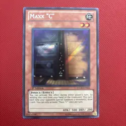 Yugioh Maxx "C" Secret Rare 1st Edition LP Storm Of Ragnarok STOR-EN086 - Image 1