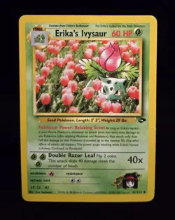 Pokemon TCG - ERIKA'S IVYSAUR - 41/132 - UNLIMITED - GYM CHALLENGE (2000) - MP - Image 1