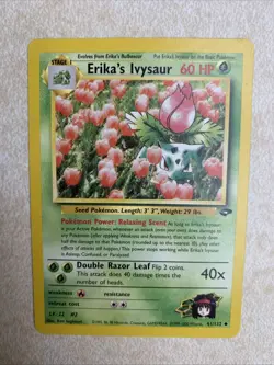 Pokemon TCG Erika's Ivysaur Gym Challenge 41/132 Vintage Unlimited - Image 1