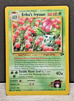 Erika’s Ivysaur 41/132 Gym Challenge 2000 Uncommon NM Pokemon TCG - Image 1