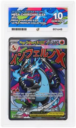 Pokemon TCG Ace 10 Mega Charizard X ex 023 Black Star Promo- UPC- Gem Mint - Image 2