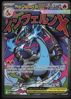 Mega Charizard X ex MEP 023 - Black Star Promo - Pokemon TCG - NM - Image 1