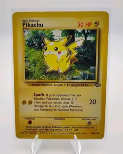 Pokemon TCG Pikachu Jungle Card 60/64 Unlimited Common MP - Image 1