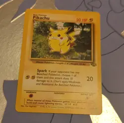 Pokemon TCG Pikachu 60/64 Jungle 50HP Common Unlimited Regular English 1999 - Image 1