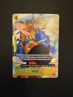 Bandai Sanji One Piece CCG Character Card Egghead ST29-004 alt art - Image 1