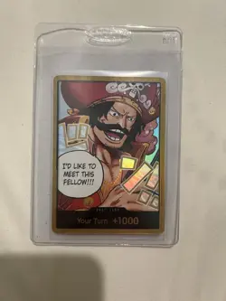 Don Card Set 10Pieces Gol.D.Roger Gold Frame OP13 Carrying On His Will One Piece - Image 1