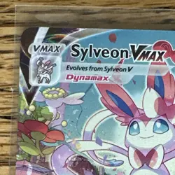 Pokemon Sylveon VMAX Secret Rare Full Art Holo 212/203 Evolving Skies Card - Image 5