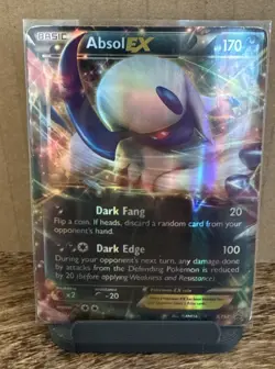 Pokemon TCG Absol-EX XY Black Star Promos Holo Card XY62 - Image 1