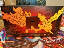 Team Rocket’s Moltres Ex UPC Box + Accessories & Promo Cards NO PACKS - Image 3