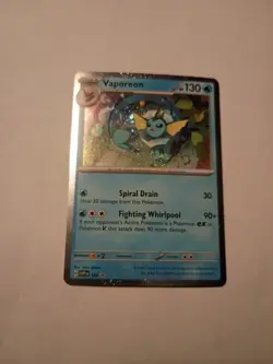 Vaporeon - (Cosmos Holo) Promo SV: Scarlet & Violet Promo Cards 168 NM - Image 1