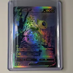 Pokemon Celebi V Full Art Ultra Rare Holo Fusion Strike 245/264 TCG Card - Image 1