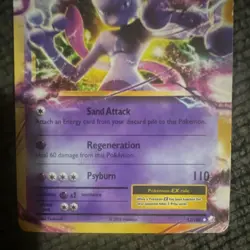 Pokemon TCG Mewtwo EX 52/108 Holo Basic Psychic 180 HP Card 2016 English - Image 3
