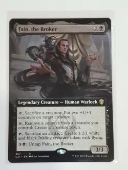 Fain, the Broker - Extended Art RARE MTG Strixhaven M/NM - Image 1