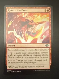 Return the Favor #0142 MTG Outlaws of Thunder Junction Uncommon NM English - Image 1