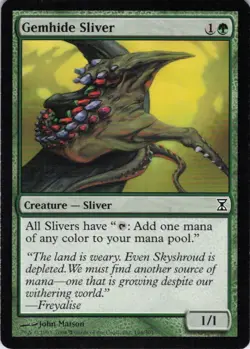 MTG Gemhide Sliver (196) | NM | Time Spiral {TSP} - Image 1