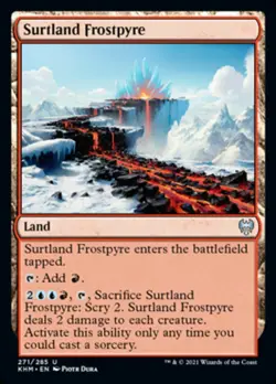 MTG Kaldheim U Surtland Frostpyre #271 x4 4x PLAYSET - Image 1