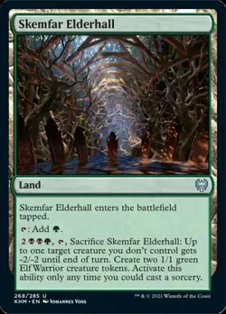 MTG Kaldheim U Skemfar Elderhall #268 x4 4x PLAYSET - Image 1