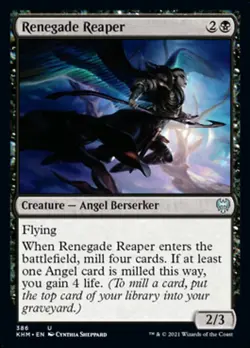 MTG Kaldheim U Renegade Reaper #386 x4 4x PLAYSET - Image 1