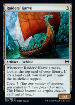 MTG Kaldheim C Raiders' Karve #242 x4 4x PLAYSET - Image 1