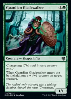 MTG Kaldheim C Guardian Gladewalker #174 x4 4x PLAYSET - Image 1
