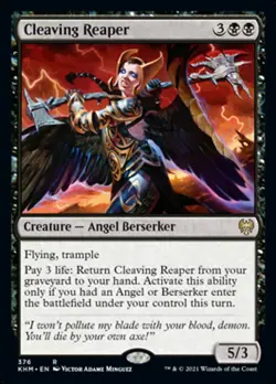 MTG Kaldheim R Cleaving Reaper #376 - Image 1