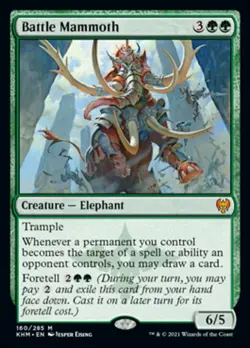 MTG Kaldheim M Battle Mammoth #160 - Image 1