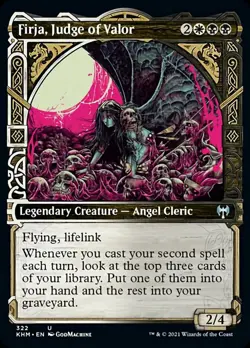MTG Kaldheim SHOWCASE U Firja Judge of Valor #322 - Image 1