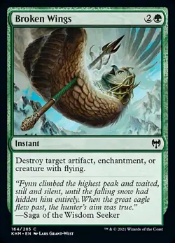 MTG Kaldheim C Broken Wings #164 x4 4x PLAYSET - Image 1