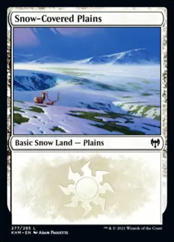 MTG Kaldheim L Snow-Covered Plains #277 - Image 1