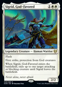 MTG Kaldheim R Sigrid God-Favored #029 - Image 1