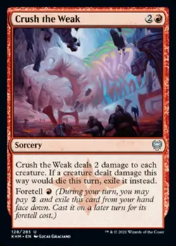 MTG Kaldheim U Crush the Weak #128 x4 4x PLAYSET - Image 1