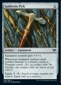 MTG Kaldheim C Goldvein Pick #239 x4 4x PLAYSET - Image 1