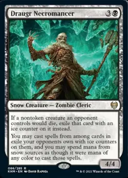 MTG Kaldheim R Draugr Necromancer #086 - Image 1