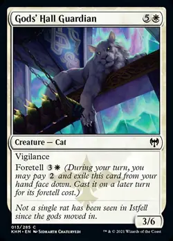 MTG Kaldheim C Gods' Hall Guardian #013 x4 4x PLAYSET - Image 1