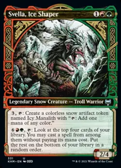 MTG Kaldheim SHOWCASE U Svella Ice Shaper #331 - Image 1