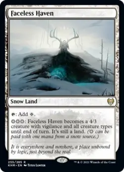MTG Kaldheim R Faceless Haven #255 - Image 1