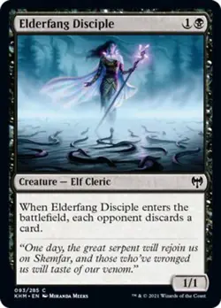 MTG Kaldheim C Elderfang Disciple #093 x4 4x PLAYSET - Image 1