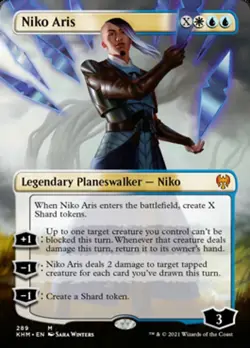 MTG Kaldheim BORDERLESS M Niko Aris #289 - Image 1