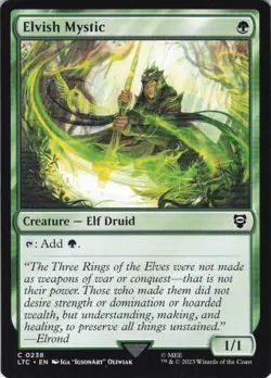 MTG Elvish Mystic (238) | NM | Commander: The Lord of the Rings {LTC} - Image 1