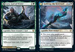 MTG Kaldheim *FOIL* R Jorn God of Winter Kaldring the Rimestaff #179 - Image 1