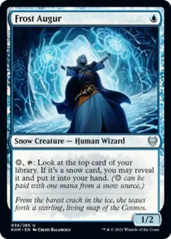 MTG Kaldheim *FOIL* U Frost Augur #056 - Image 1