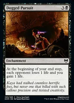 MTG Kaldheim *FOIL* C Dogged Pursuit #085 - Image 1