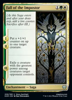 MTG Kaldheim *FOIL* U Fall of the Imposter #208 - Image 1